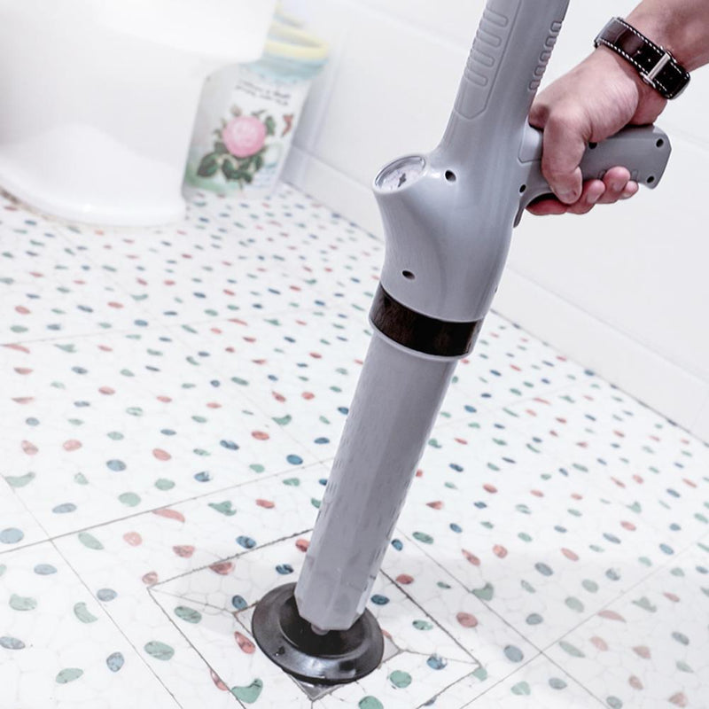 Bathroom Toilet Air Drain Blaster Plunger High Pressure Sink Dredge Cleaner