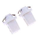 10pcs T5 B8.5D 5050 SMD LED Car Auto Instrument Dashboard Light Bulbs White