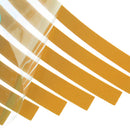 16pcs 18 inch Reflective Car Motorcycle Wheel Rim Stripe Stickers (Yellow) Newly