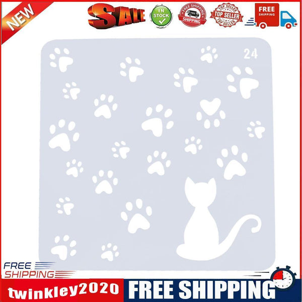 DIY Photo Album Theme Lace Ruler Scrapbook Painting Template Drawing Tool(E