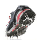 19 Studs Ice Gripper Spikes Stainless Steel Climbing Crampons (Black XL)