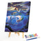 Mermaid Oil Paint By Numbers Hand Painted Frameless Painting Home Wall Ornament