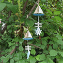 Small fish Decorative Hanging Ornaments Wooden pendant Ocean style Crafts