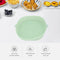 Silicone Air Fryer Liner Reusable Oven Baking BBQ Fryer Pan Mat (Green)