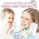60ml Kids Toothpaste Foam Toothpaste Peach Flavor Teeth Whitening Stains L0A1