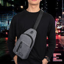 Business Casual Headset Sling Backpack Shoulder Pack Chest Bag Pocket Bag