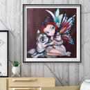 5D Diamond Painting Elf Girl Partial Special Shape Drill DIY Crafts (YX003)