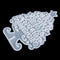 Epoxy Handmade Xmas Tree Christmas Mold Silicone  Mould Merry Christmas
