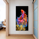 Frameless Oil Paint By Numbers DIY Fish Picture Craft Kit for Room Decoration