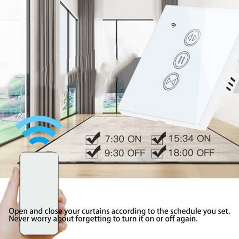 WiFi European Switch Electric Motorized Smart Curtain Switch Roller Shutter