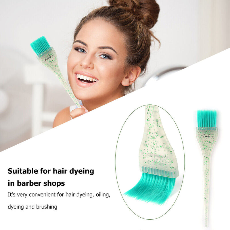 Soft Fibre Glitter Easy Clean Brush Hair Coloring Brush Comb Salon Accessorie