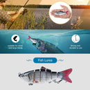 Fishing Lure 6 Segment Lifelike Fish Hooks Baits Swimbait Fishing Lures