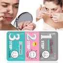 Remove Blackhead 3 Steps Care Deep Clean Pores Acne Nose Patch (Blue) Newly