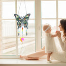 2X Diamond Painting Butterfly Crystal Light Catcher DIY Hanging Wind Chime