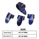 4pcs Guitar Celluloid Picks Guitar Bass Thumb Picks Musical Instrument Plectrum