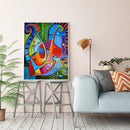 Musical Instrument Oil Paint By Numbers Hand Painted Wall Art Craft Home Deco