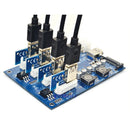 4 Port USB 3.0 PCI-e X1 Expansion Card PCI Express PCIe Hub Riser (Adapter)