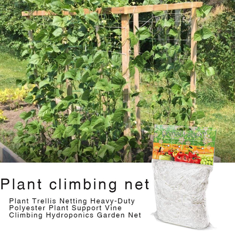 1.67x5m Garden Plants Climbing Net Polyester Cucumbers Vine Stand Trellis Net
