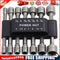 14pcs Strong Sleeve Wrench Hexagonal Handle Screw Sleeve Pneumatic Bits
