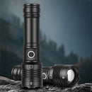 XHP160 LED Flashlight Type-C Charging Waterproof Lantern (with Battery) Newly