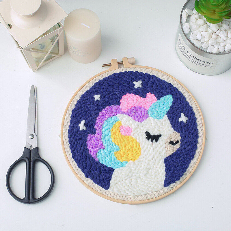 Cotton Monks Cloth Embroidery Needlework Fabric for Punch Needle Handcraft