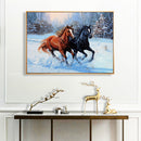 5D DIY Full Square Drill Diamond Painting Horse Cross Stitch Mosaic Picture Kits