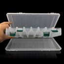 Double Sided 14 Compartments Fishing Tackle Boxes Fishing Lure Organizer Newly