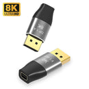to Female UHD DP to Mini DP Extender Cable Adapter Mini DP to Displayport 1.4