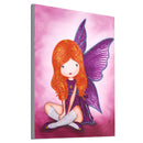 30x40cm 5D DIY Partial Special Shape Diamond Painting Girl Home Art (AK023)