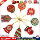 8pcs Christmas Tree Pendant Kit DIY Full Special Shaped Diamond Painting Newly