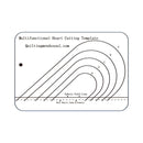 Valentine Quilting Ruler Template Set Multifunctional Heart Cutting Template: