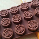 Rose Flower Silicone Mould Cake Decorating Chocolates Baking Molds G3W1