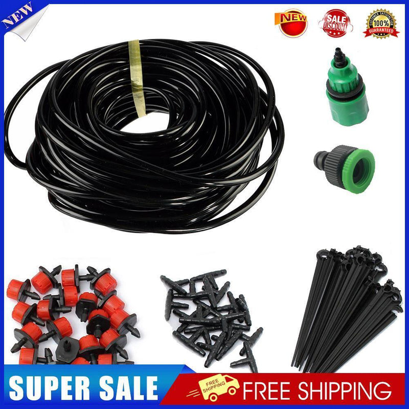 Water Irrigation Set Automatic Balcony Pot Micro Drip Watering System (25M)