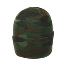 Casual Green Bonnet Hip-hop Camouflage Knitted Beanie Hat Warm Winter Cap