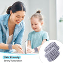 4 Pairs Wrist Spa Washband Wash Towel Band Scrunchies for Washing Face Reus