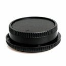 2pcs Body Cover Lens Rear Cap For Canons FD Camera C0V7 Lens and Accessory D0D1