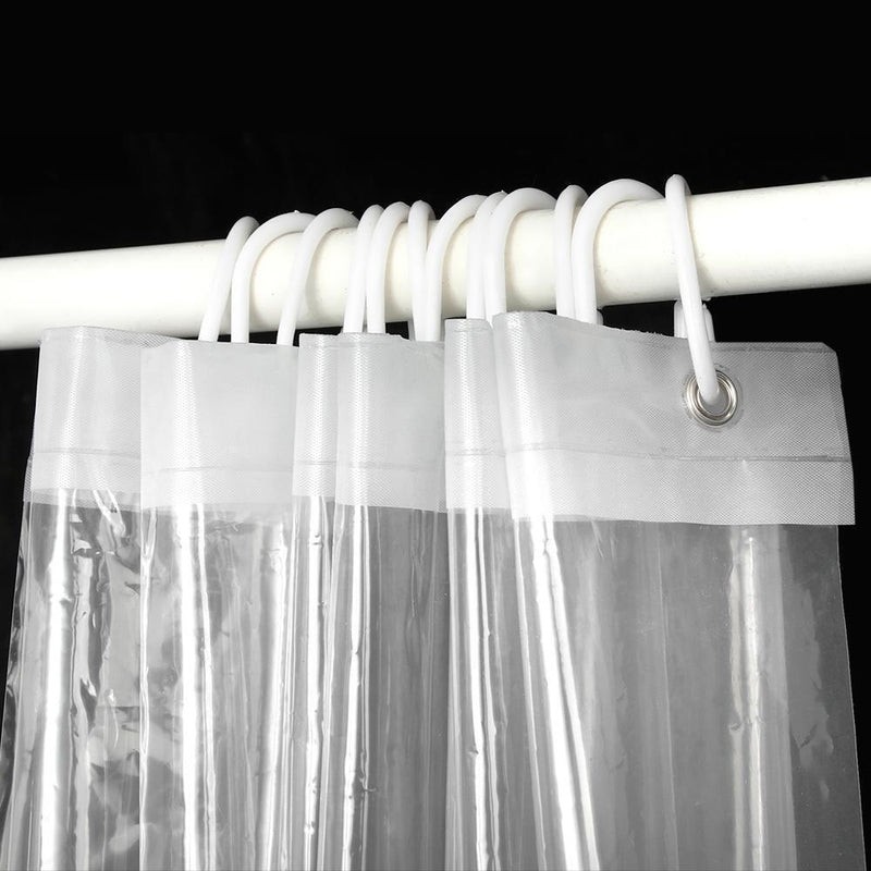Waterproof Bath Supplies PEVA Plastic Shower Curtain Water Splash Resistant