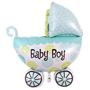 5pcs Mini Balloon Set Baby Boy Girl Foil Balloon Birthday Party Decor(Boy)