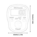 LCD Electronic Row Counter Digit Marker Tally Digital X1