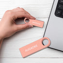 Mini Metal USB 2.0 Flash Drive 64GB 32GB 16GB 8GB 4GB Pendrive (4G)(Pink)