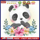 Oil Paint By Numbers Panda on Canvas Digital Paint Wall Artwork DIY Handicraf
