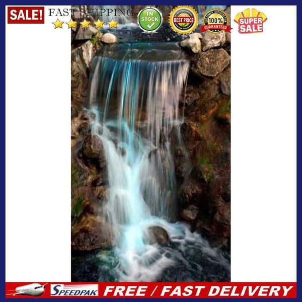 5D DIY Full Round Drill Diamond Painting Waterfall Embroidery Cross-stitch Ar