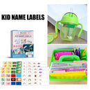 Personalised Labels Stick on Name Stickers Tags School Kids Waterproof Lunchbox&
