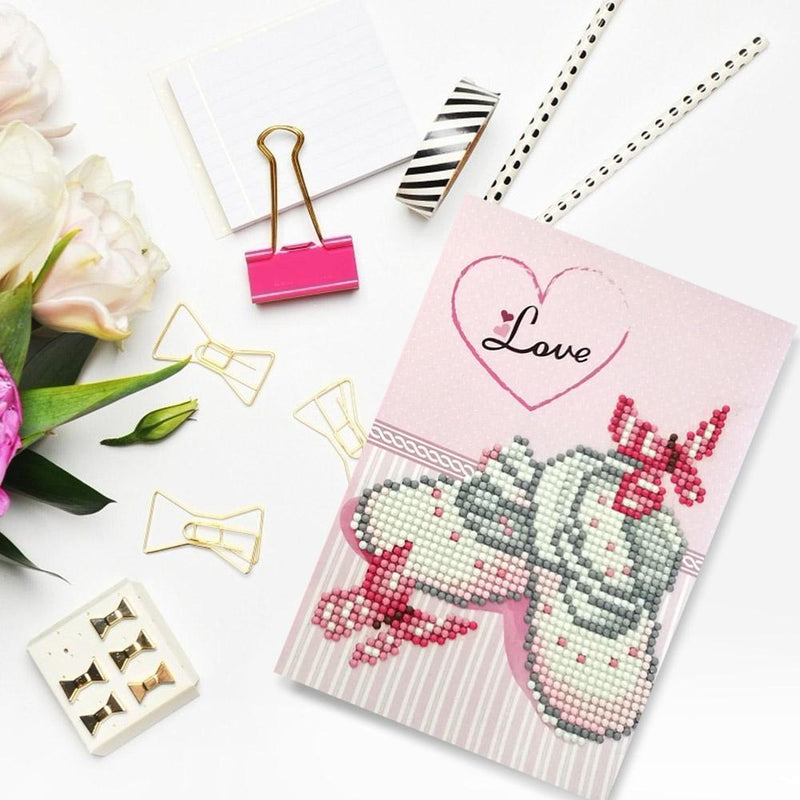 Valentine Decoration Partial Drill Diamond Painting DIY Greeting Card Party Gift