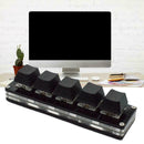 5-Key Mini Mechanical Keyboard Custom Shortcut Programmable M0B0 Keypad T1O8