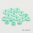 Akaddy 50pcs Push Button Lock DIY Baby Clothing Push Button (Sky