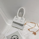 Mini Crossbody Tote Bag Solid Candy Female Simple Leather Shoulder Purse Handbag