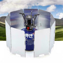 Stove Wind Deflector 9Plates Foldable Camping Cook Wind G X7T4 K9U9 S3Q0