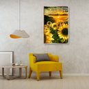 Sunset Flower Full Round Drill 5D Mosaic Diamond Painting Picture of Rhinestone