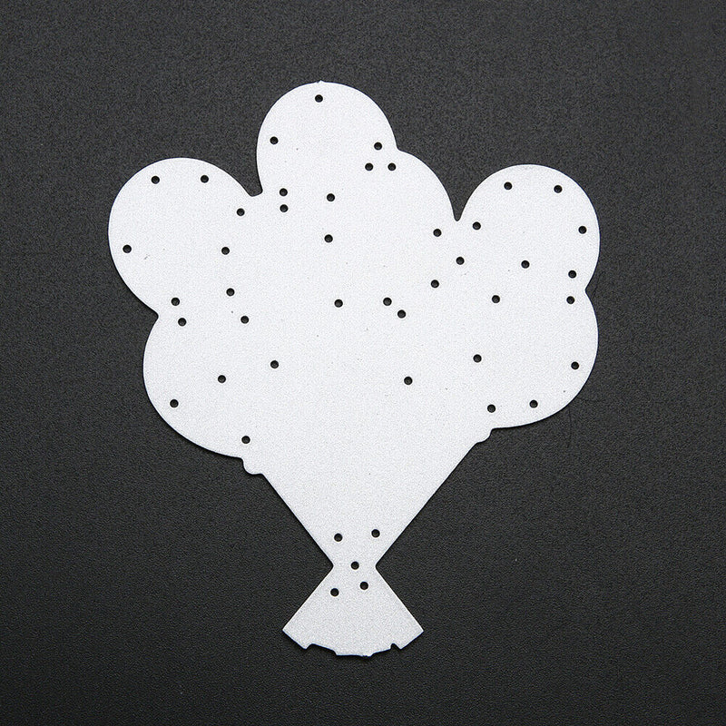 DIY Balloon-shaped Cutting Dies Stencil Scrapbooking Embossing Template Newly